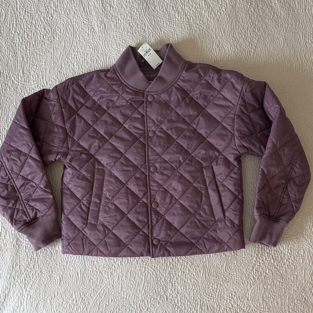 Gap kids purple Quilted Jacket NEW